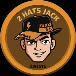2 Hats Jack logo, 'two hats on and no brakes' badge